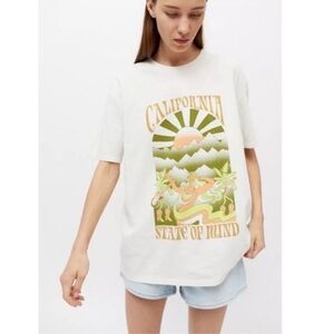 Urban Outfitters California State of Mind T-Shirt Graphic Size Small Hippie
